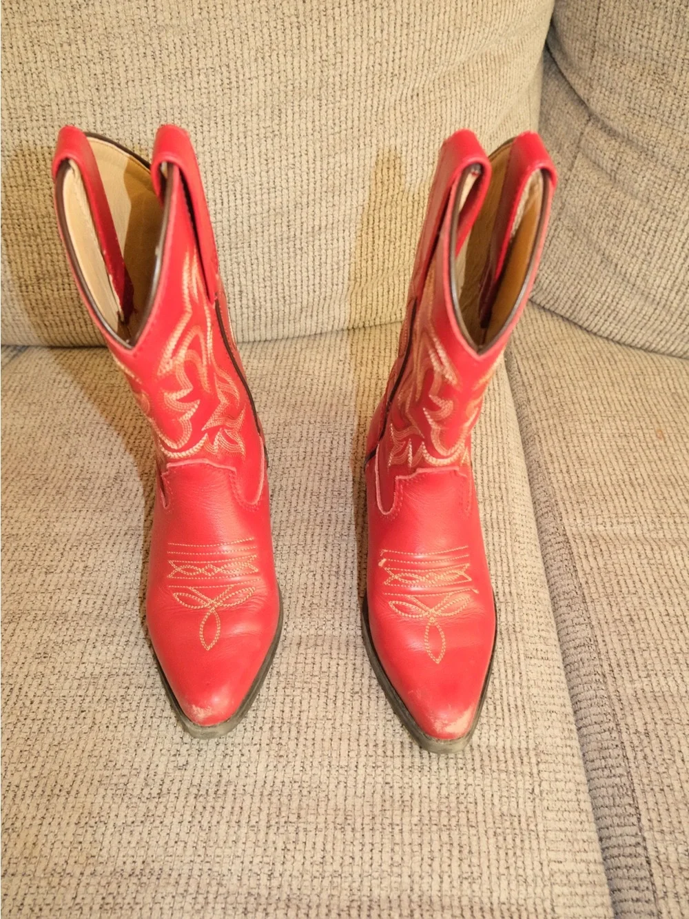 Girls Shyanne Red Western Boots